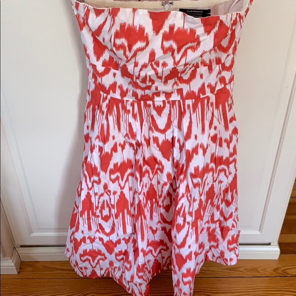 Club Monaco strapless dress